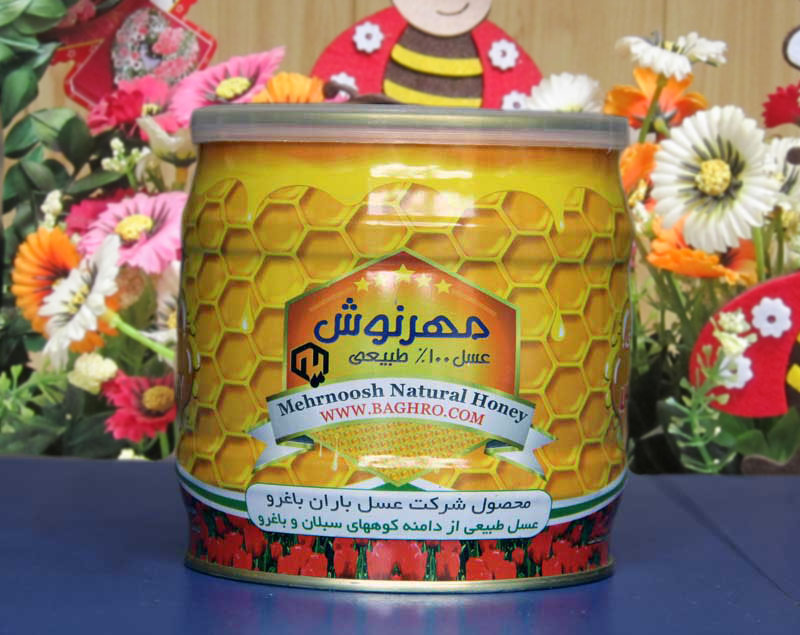 شهد عسل طبیعی با ساکارز زیر 2 گرم درصد مهرنوش